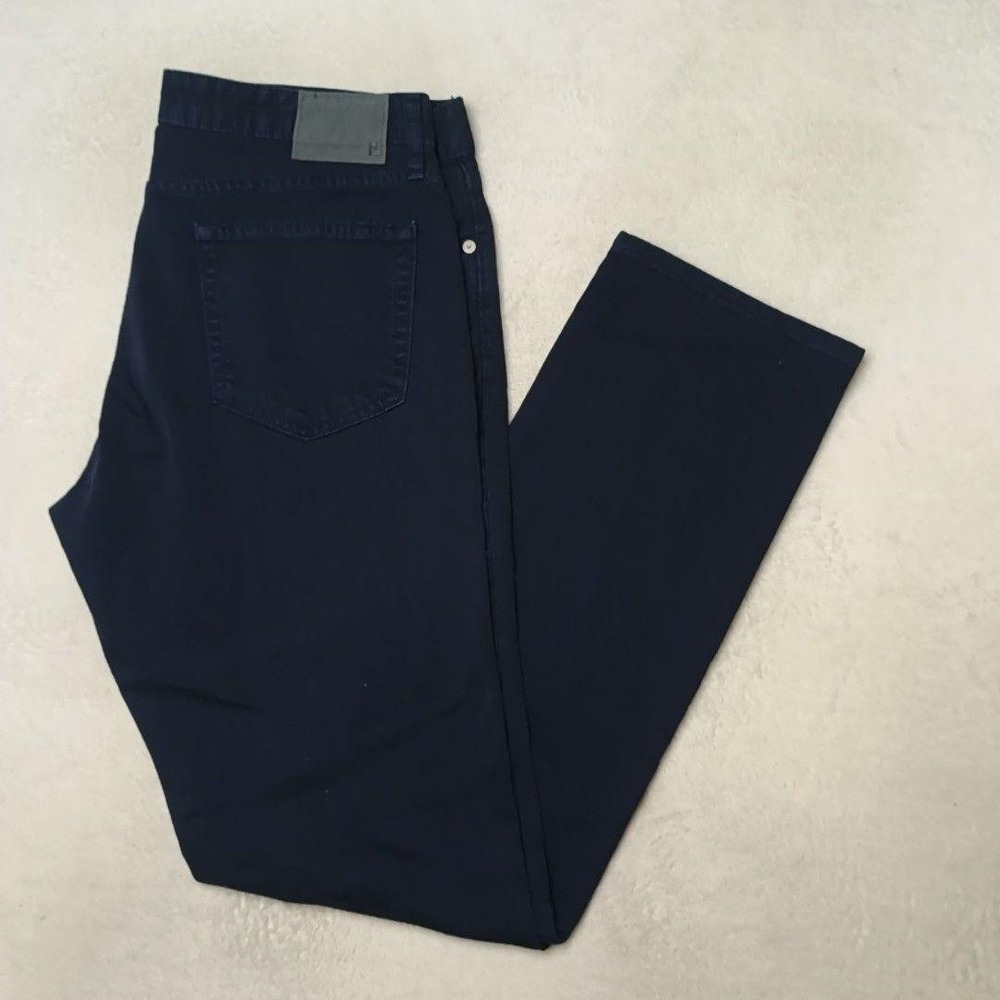 Bonobos Jeans Mens 35x34 Blue Slim Dark Wash Stretch Denim 5-Pocket Work